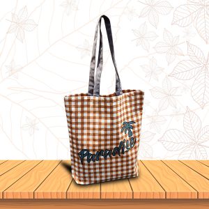Cotton Gingham Bag