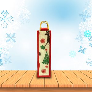 Christmas Wine Bag