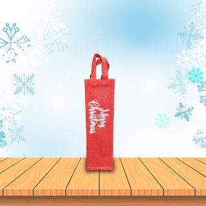Christmas Two Wine Bottle Bag