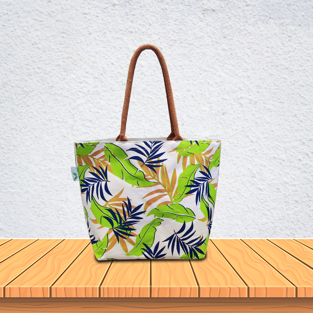 Tropical Beach Tote Bag - Thumbnail Image