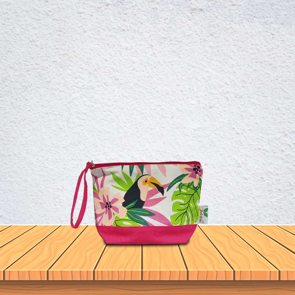 Tropical Beach Pouch Bag - Thumbnail Image